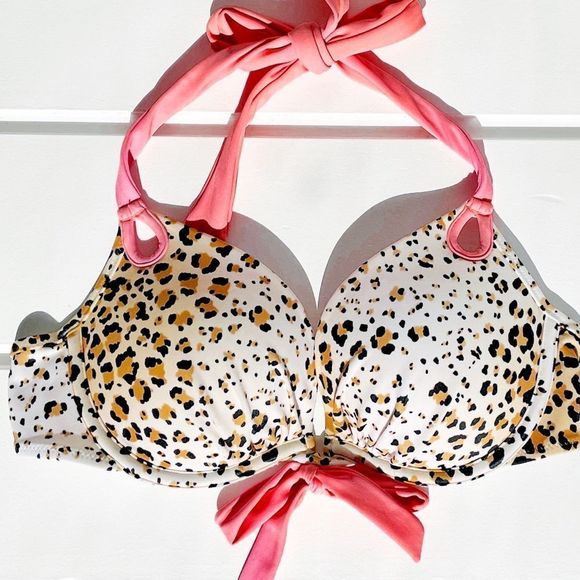 Victoria’s Secret Swim Leopard Print Push Up Bombshell Matching Bikini Set - Picture 4 of 12